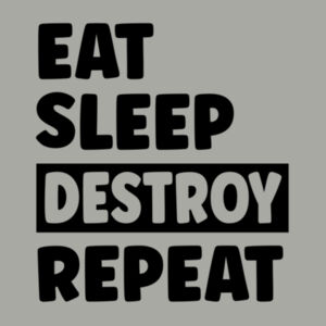 Eat Sleep Destroy Repeat Kids Tee Design