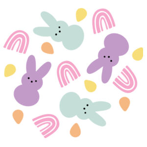 Bunny + Rainbow Onesie Design